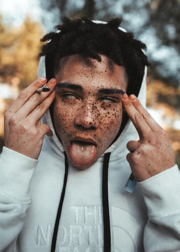 He definitely smokes bad stuff.